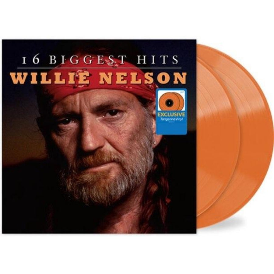 Willie Nelson - 16 Biggest Hits  Exclusive Tangerine Colored Vinyl [LP_Record] Limited Edition