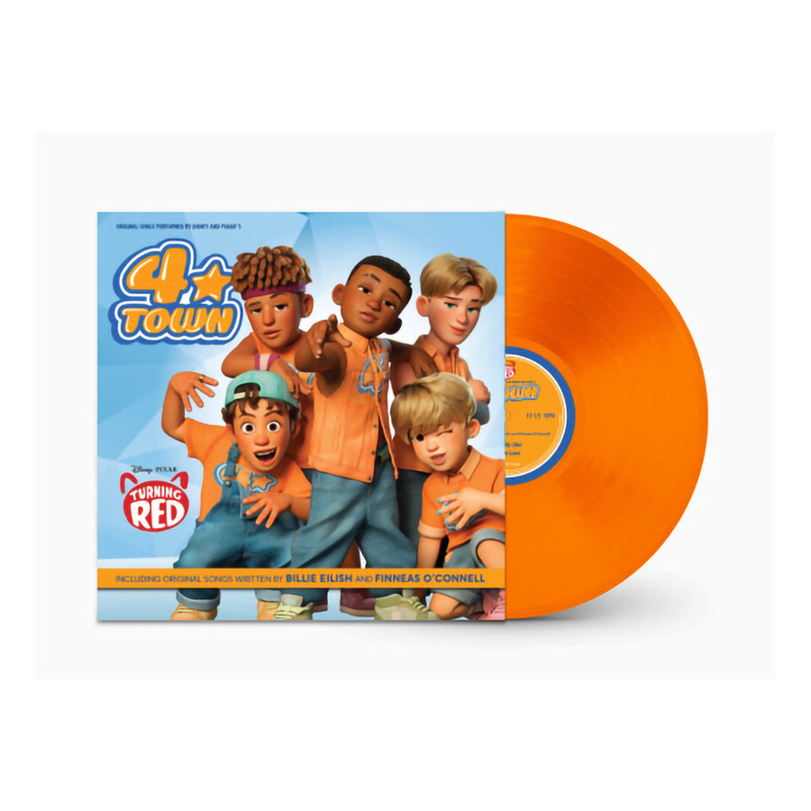 turning-red-7-exclusive-limited-orange-vinyl-lp-disney-music-record