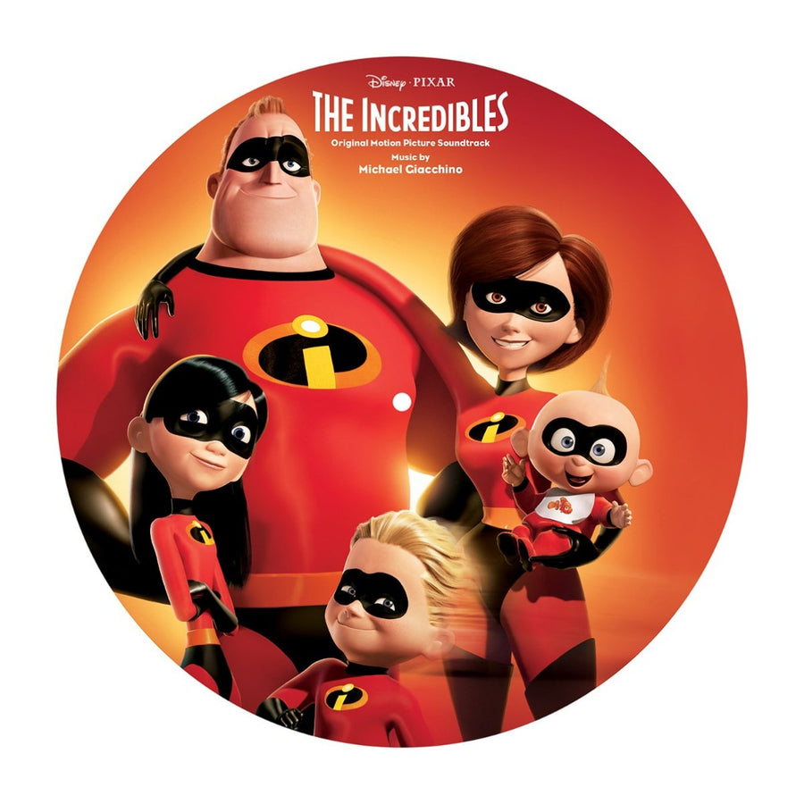 The Incredibles Orginal Soundtrack Exclusive Picture Disk Vinyl LP Disney Music Record
