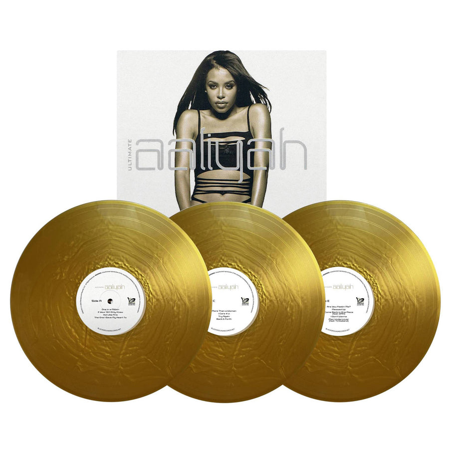 Aaliyah - Ultimate Aaliyah Exclusive Limited Edition Gold Nugget Color Vinyl 3x LP Record