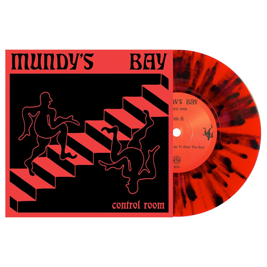 Mundy'S Bay ‎- Control Room Neon Orange With Black Splatter 7