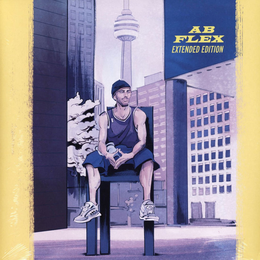 Abdominal - Ab Flex Exclusive Limited Turquoise Opaque Marbled/Yellow Color Vinyl 2x LP