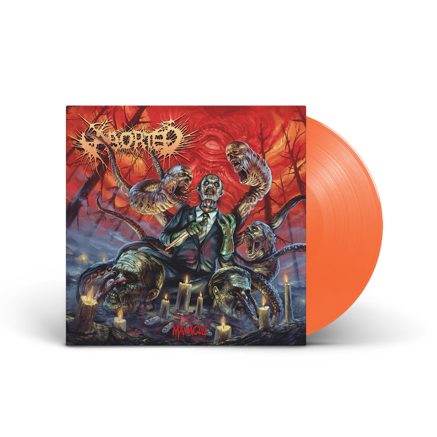 Aborted - Maniacult Exclusive Orange Color Vinyl LP Limited Edition #300 Copies
