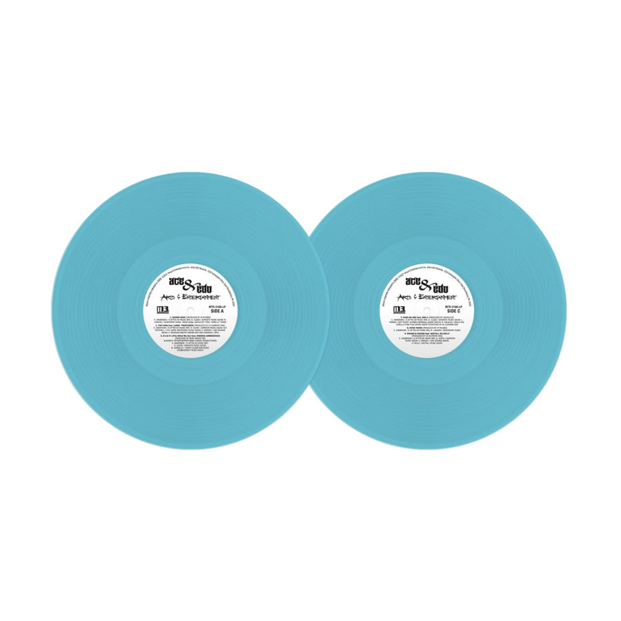 ACE & EDO - Arts & Entertainment Exclusive Seaglass Blue Color Vinyl 2x LP Limited Edition #500 Copies