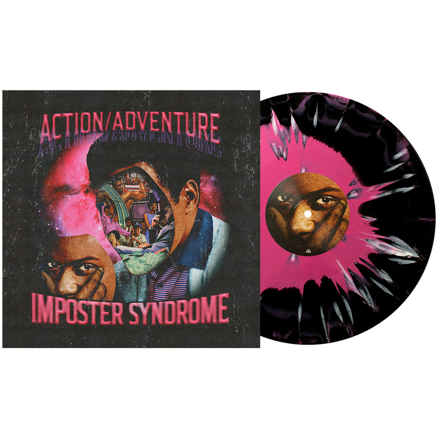 Action/Adventure - Imposter Syndrome Exclusive Hot Pink & Black/White Splatter Color Vinyl LP Limited Edition #300 Copies