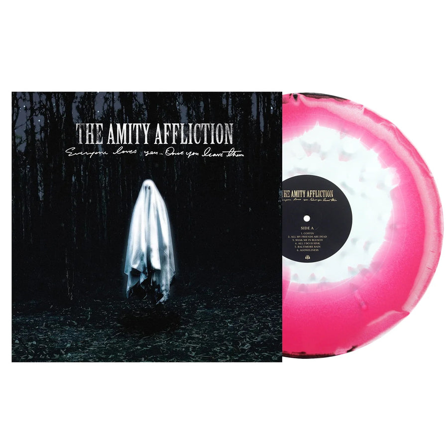 The Amity Affliction - Everyone Loves You Exclusive Limited Edition White, Hot Pink & Black W/ White Splatter Vinyl LP