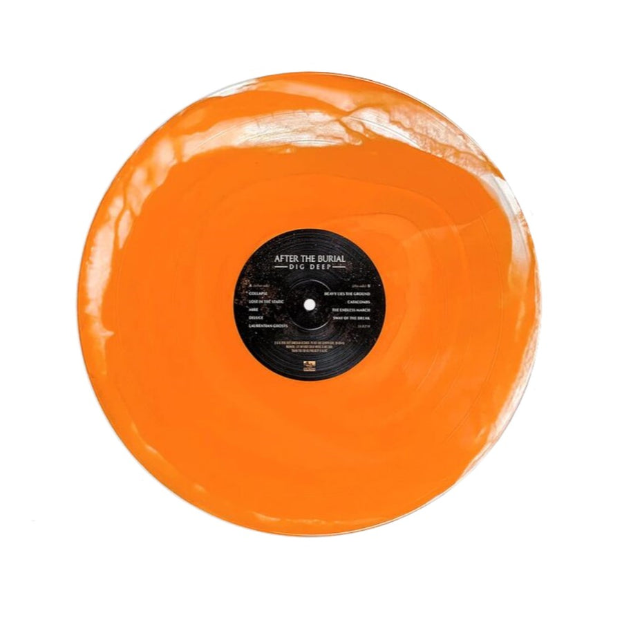 After The Burial - Dig Deep Exclusive Ultra Clear/Orange Color Vinyl LP Limited Edition #750 Copies