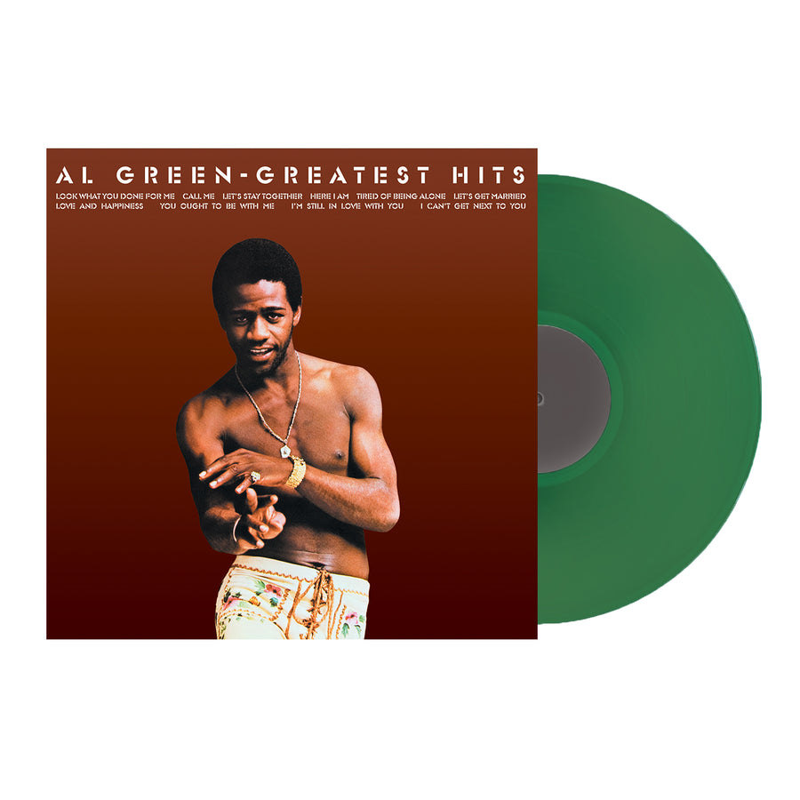 Al Green - Greatest Hits Exclusive Forest Green Color Vinyl Limited Edition LP Record