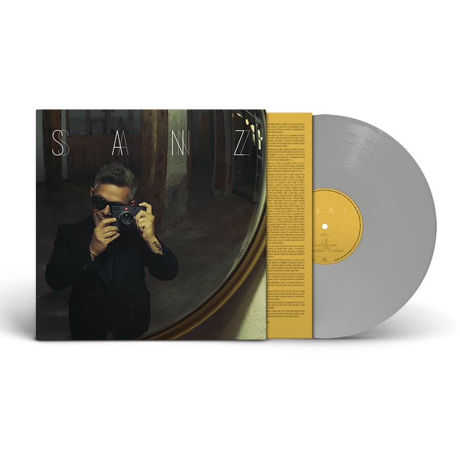 Alejandro Sanz - Sanz Alternative Cover 1 Exclusive Limited Edition Gray Opaque Color Vinyl LP Record