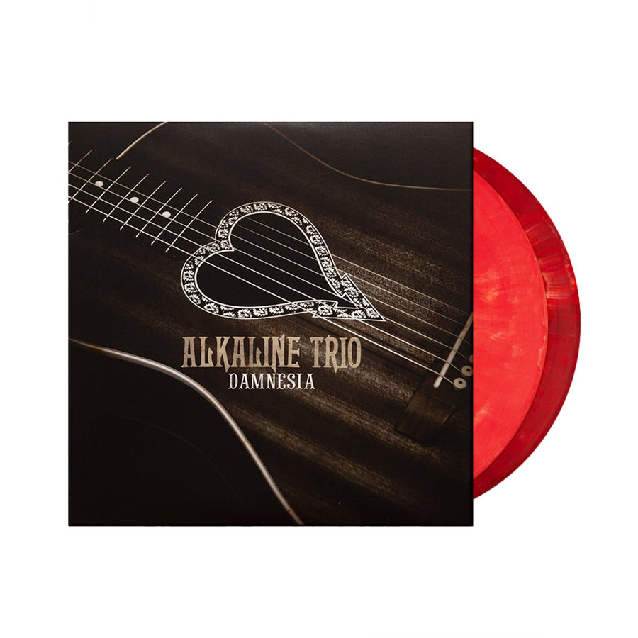 Alkaline Trio - Damnesia Exclusive Red/White Marble Color Vinyl LP Limited Edition #750 Copies