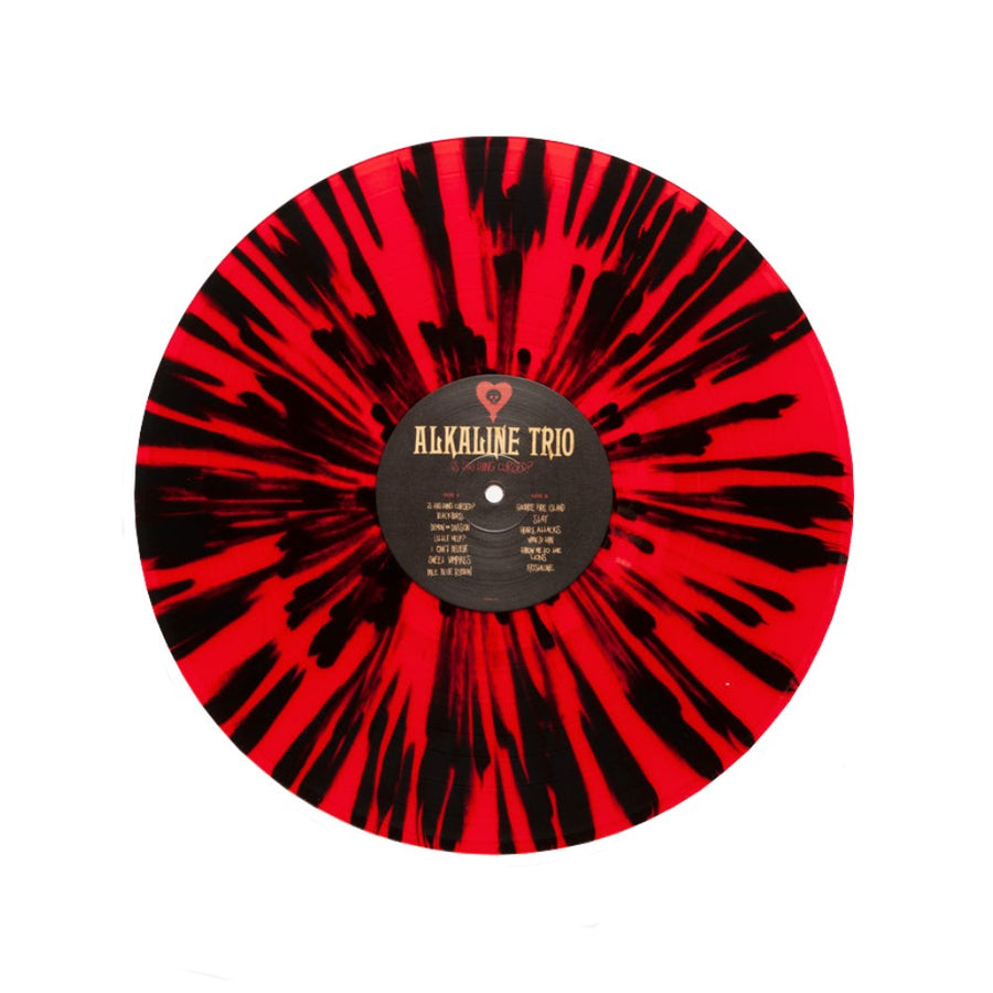 Alkaline Trio - Is This Thing Cursed? Exclusive Ruby with Black Splatter Color Vinyl LP Limited Edition #600 Copies