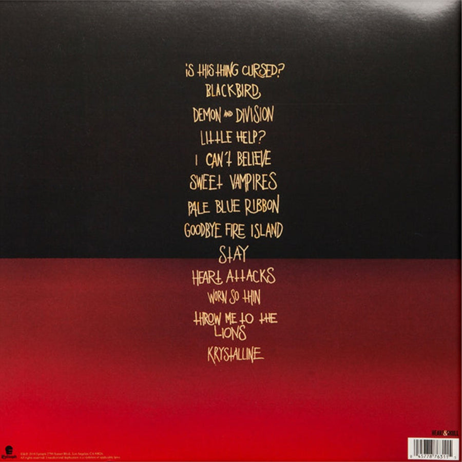 Alkaline Trio - Is This Thing Cursed? Ruby with Black Splatter LP ...