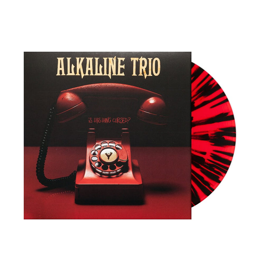Alkaline Trio - Is This Thing Cursed? Exclusive Ruby with Black Splatter Color Vinyl LP Limited Edition #600 Copies