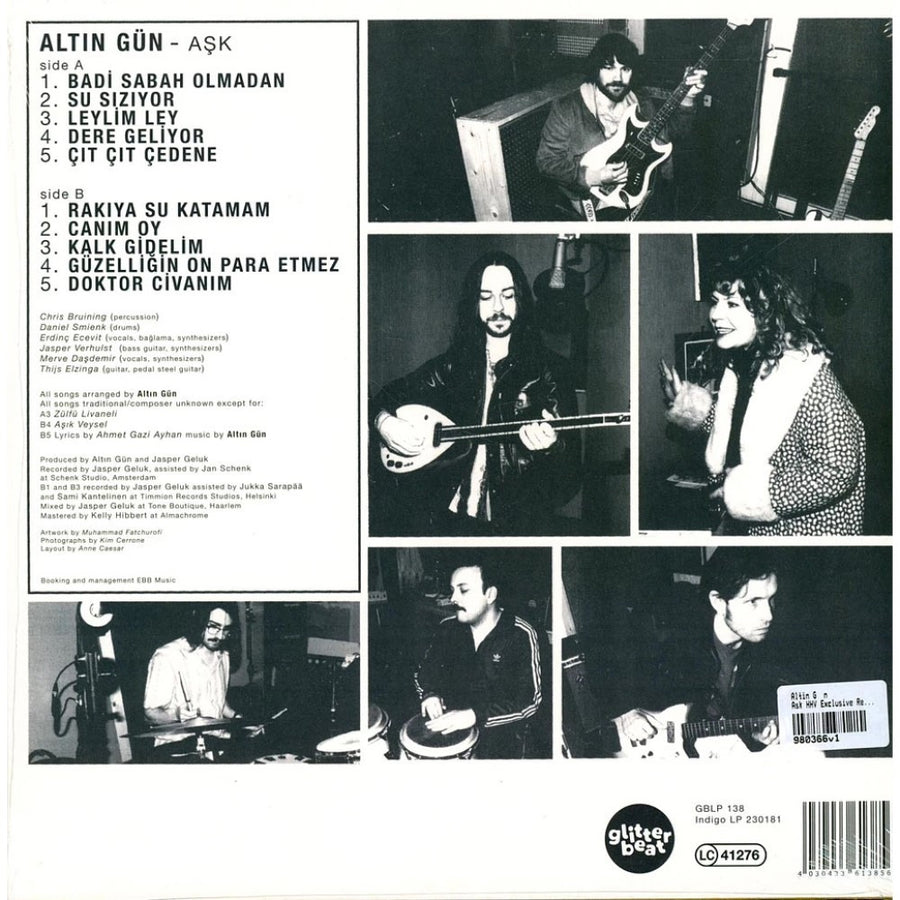 Altin Gun - Ask Exclusive Red Color Vinyl LP Limited Edition #500 Copies