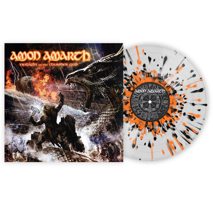 Amon Amarth - Twilight of the Thunder God Exclusive Black & Orange Splatter with Clear LP Vinyl [VMP Anthology]