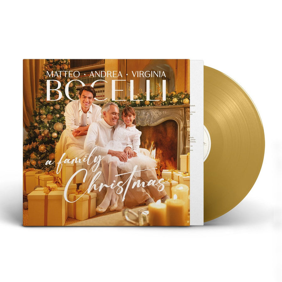 Andrea/Matteo/Virginia Bocelli - Family Christmas Exclusive Limited Edition Gold Color Vinyl LP Record
