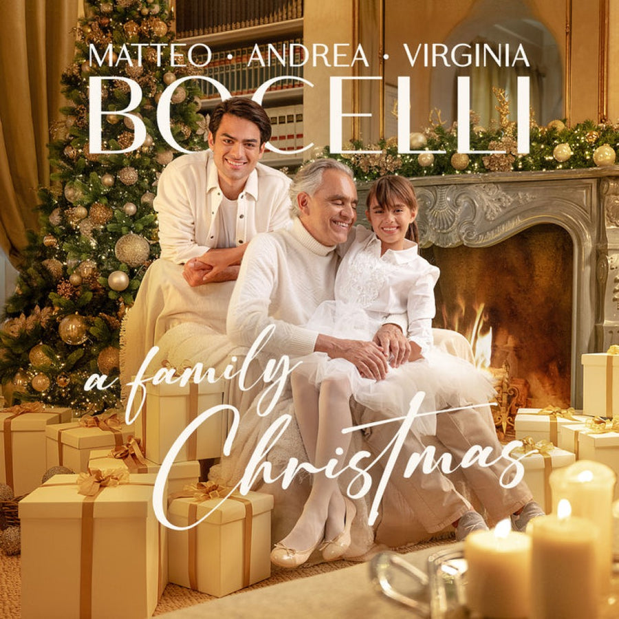 Andrea/Matteo/Virginia Bocelli - Family Christmas Exclusive Limited Edition Gold Color Vinyl LP Record