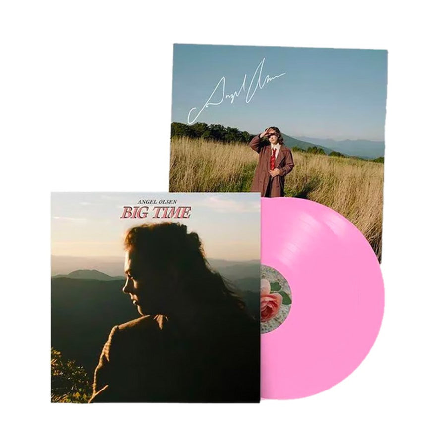 Angel Olsen - Big Time Exclusive Limited Edition Opaque Pink Color Vinyl 2x LP Record