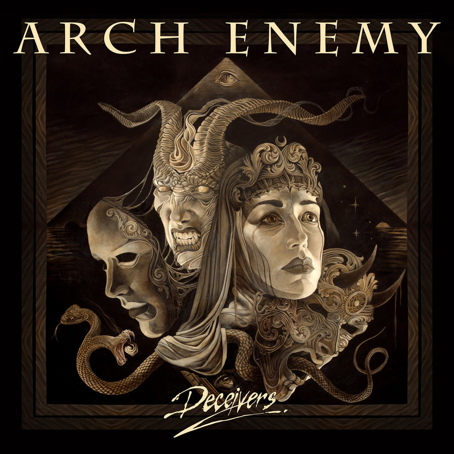 Arch Enemy - Deceivers Exclusive Transparent Cobalt Color Vinyl LP Limited to 500 Copies