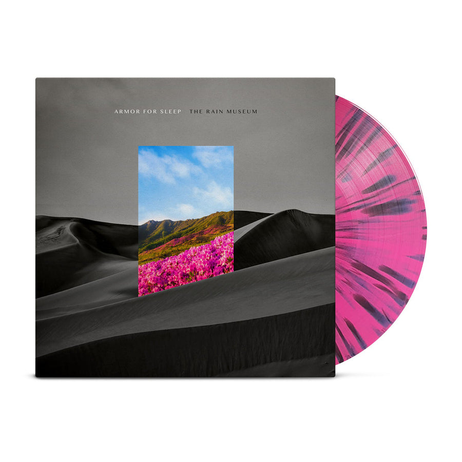 Armor For Sleep - The Rain Museum Exclusive Limited Edition Hot Pink/Black Splatter Color Vinyl LP Record