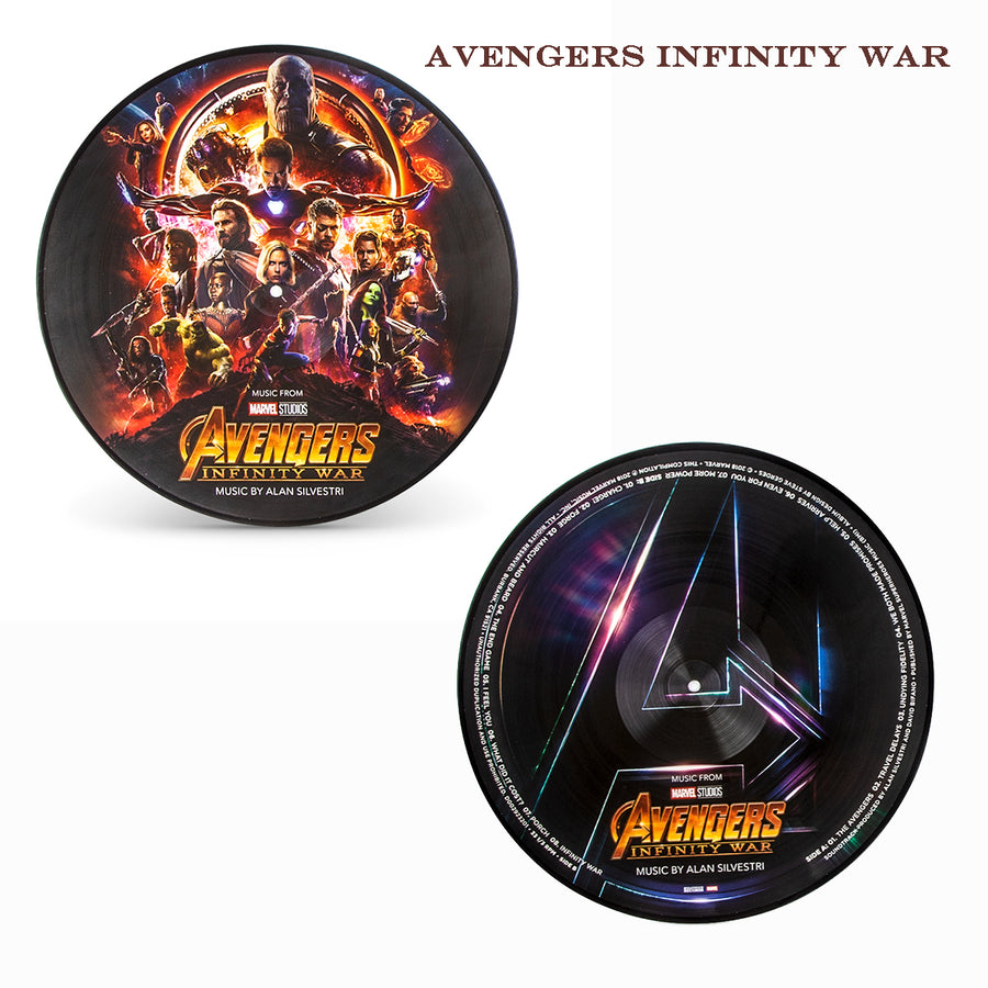 Avengers Infinity War Movie Soundtrack Limited Edition Picture Disc Vinyl LP
