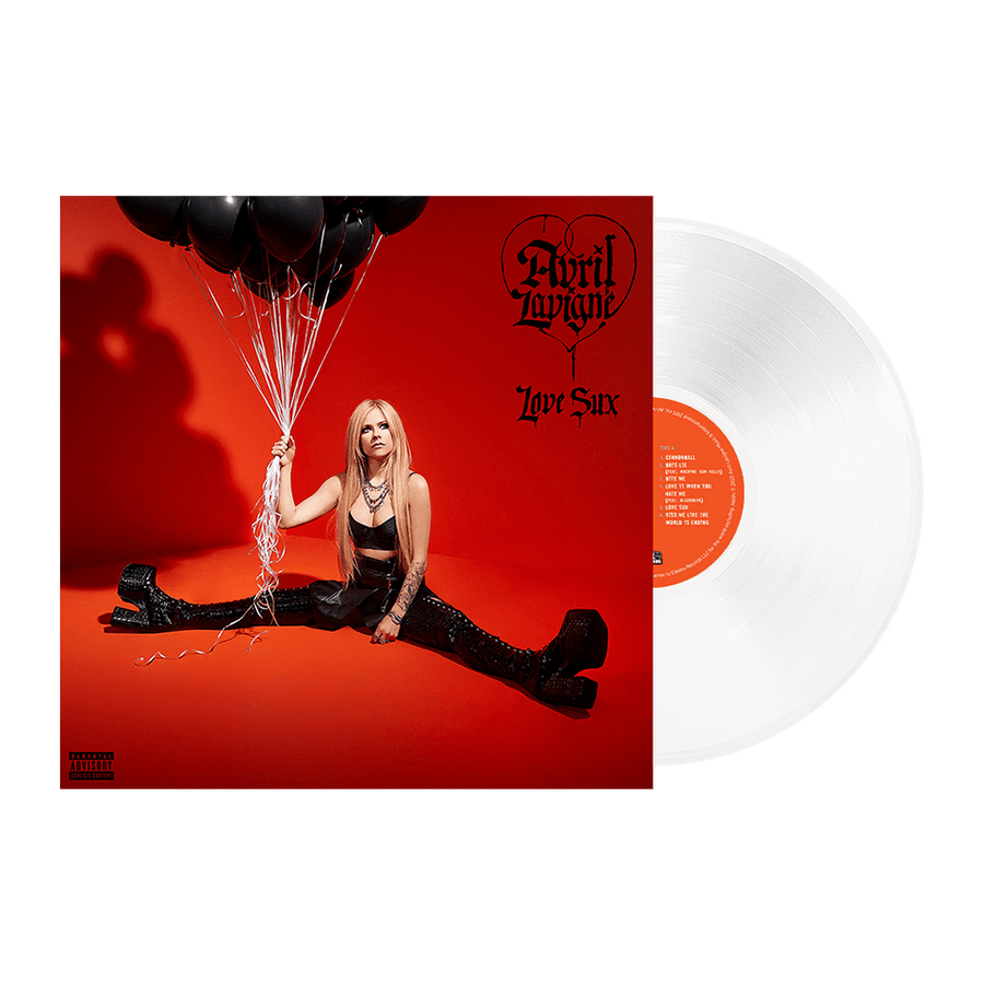Avril Lavigne - Love Sux Exclusive Limited Edition Clear Color Vinyl LP