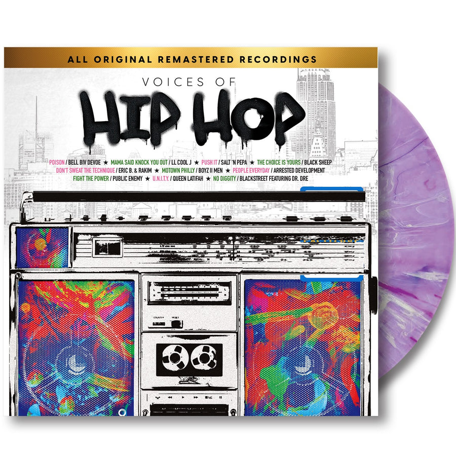 Voices of Hip Hop - Exclusive Purple Marble Colored Vinyl Limited Edition LP Record