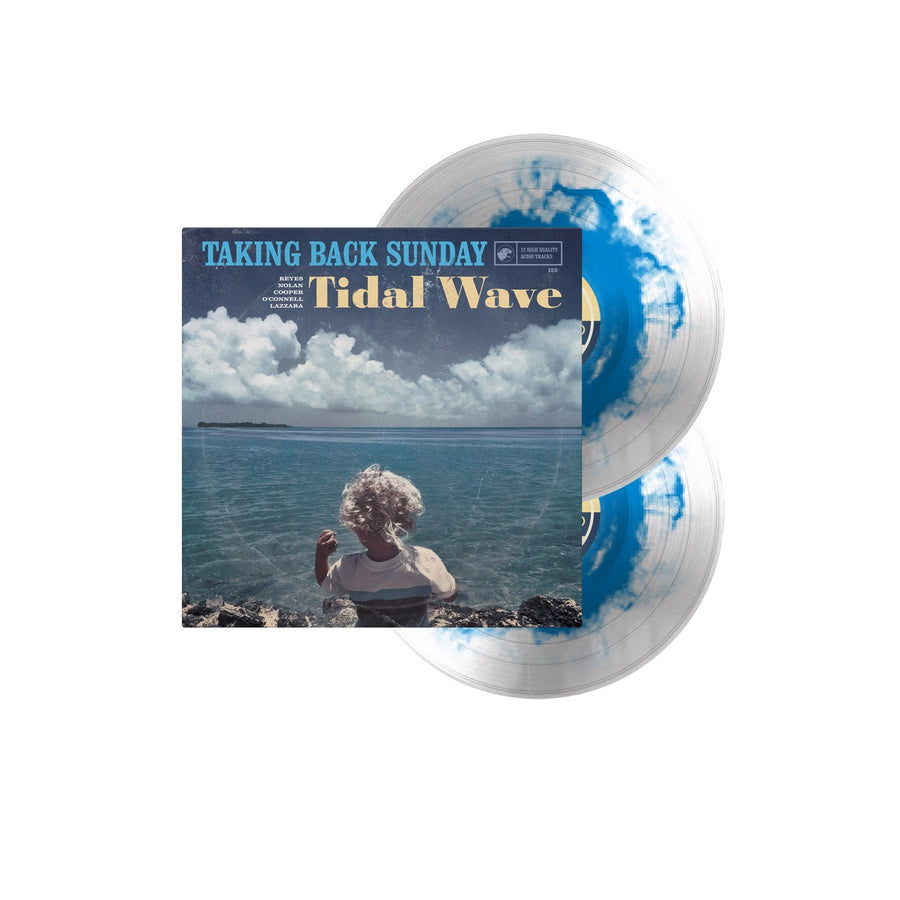 Taking Back Sunday - Tidal Wave Exclusive Limited Edition Clear/Transparent Blue Haze Color Vinyl 2x LP
