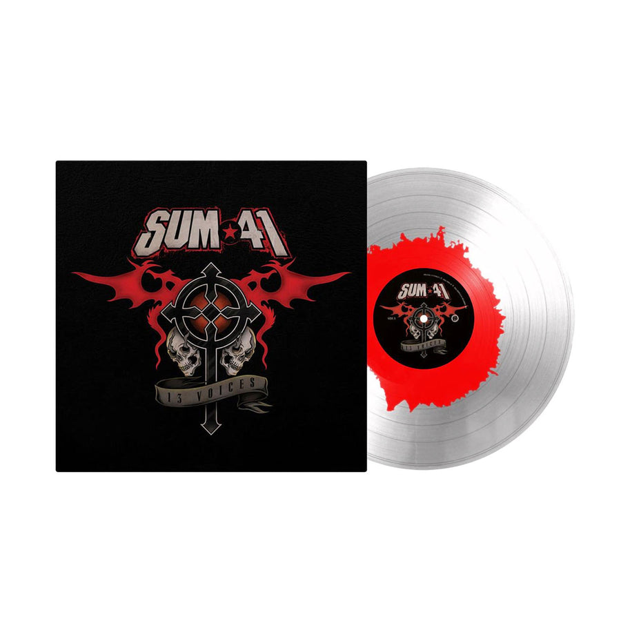 Sum 41 - 13 Voices Exclusive Limited Edition Clear W/ Red Haze Color Vinyl LP