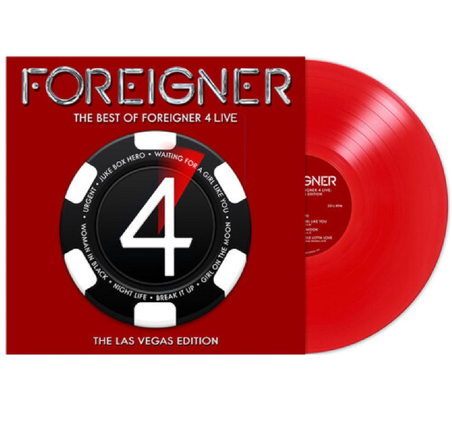 Foreigner - The Best Of Foreigner 4 Live: The Las Vegas Edition Exclusive Red Vinyl LP Record