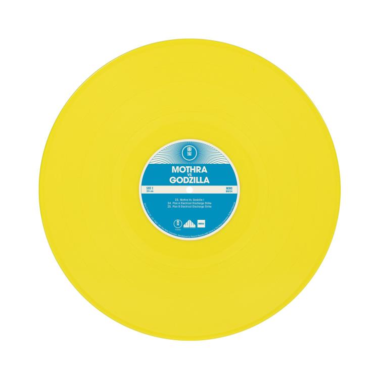 Mothra vs Godzilla 1964 Soundtrack Exclusive Blue & Yellow Color 2x Vinyl LP
