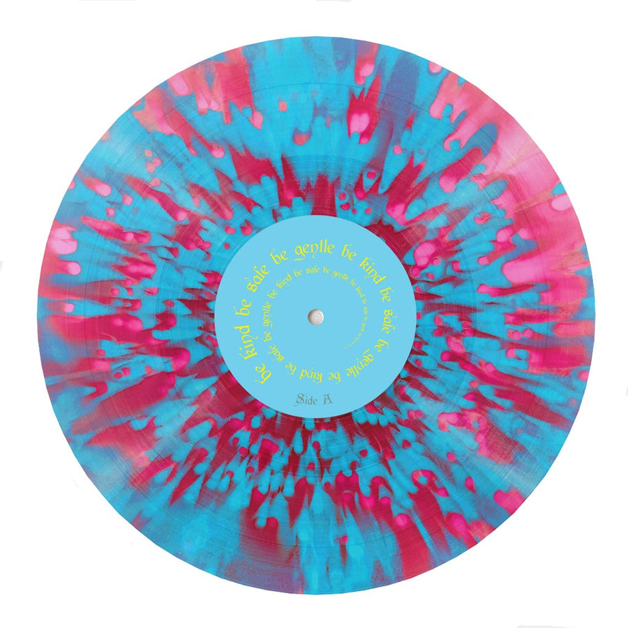 Baby Cool - Earthling on the Road to Self Love Exclusive Neon Pink/Baby Blue Splatter Color Vinyl LP Limited Edition #250 Copies