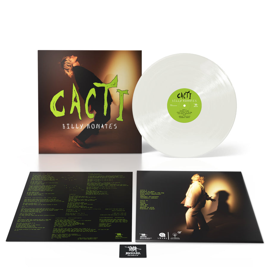 Billy Nomates - Cacti Exclusive Limited Edition White Color Vinyl LP Record