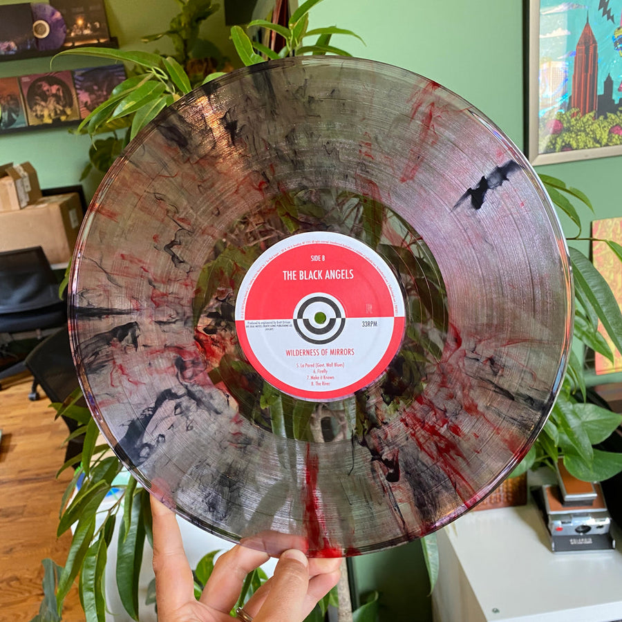 Black Angels - Wilderness of Mirrors Exclusive Clear/Red/black Swirl Color Vinyl 2x LP Limited Edition #1000 Copies
