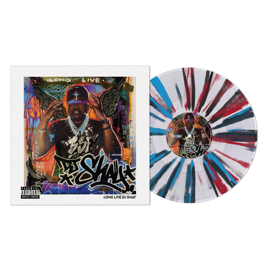 Black Soprano Family - Long Live DJ Shay Exclusive Blue & Red Splatter Color Vinyl LP Limited Edition #250 Copies