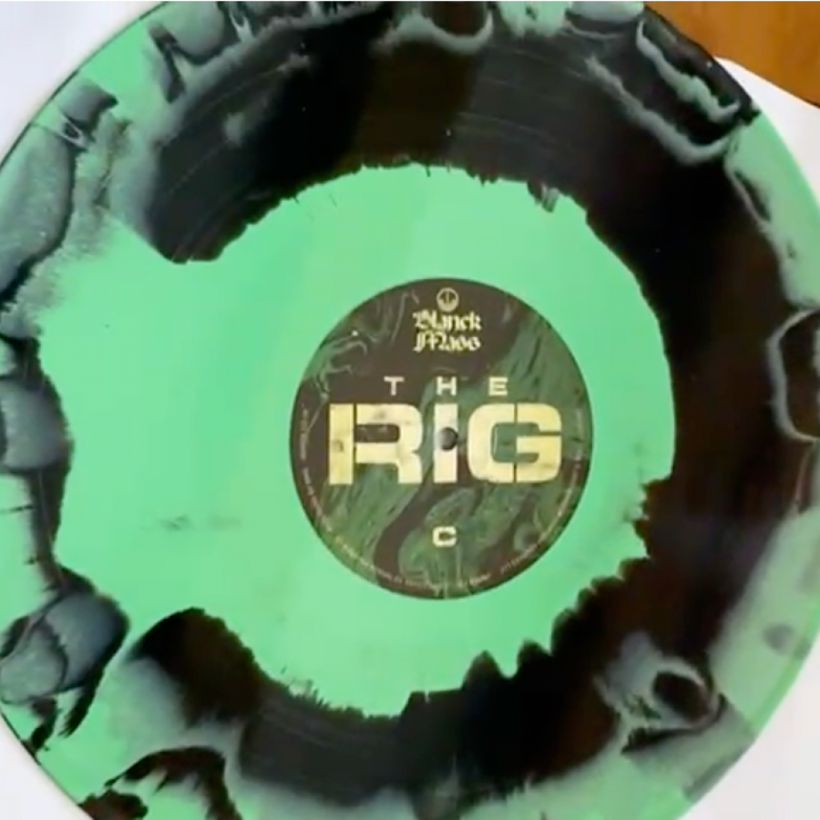 Blanck Mass - The Rig (Prime Video Original Series Soundtrack) Exclusive Limited Edition Green & Black Swirl Color Vinyl 2x LP Record