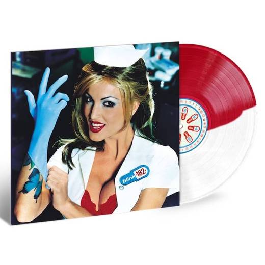 Blink-182 - Enema Of The State Exclusive Limited Edition Red & White Split Vinyl [LP_Record]