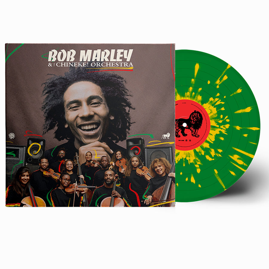 Bob Marley With The Chineke Orchestra Exclusive Green With Yellow Splatter Color Vinyl LP