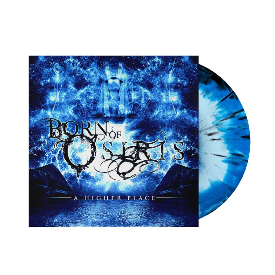 Born Of Osiris - A Higher Place Exclusive Black/Baby/Dark Blue/Black Splatter Color Vinyl LP Limited Edition #500 Copies