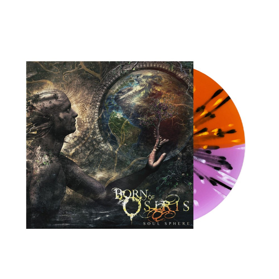 Born Of Osiris - Soul Sphere Exclusive Violet/Orange Split with Black/White Splatter Color Vinyl LP Limited Edition #500 Copies