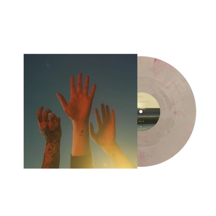 Boygenius - The Record Exclusive Limited Edition Beige & Pink Swirl Color Vinyl LP Record