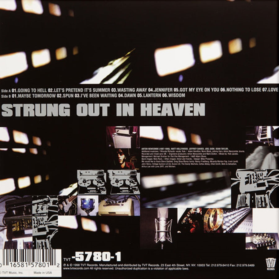 Brian Jonestown Massacre - Strung Out In Heaven Exclusive Clear Vinyl LP Limited Edition #750 Copies