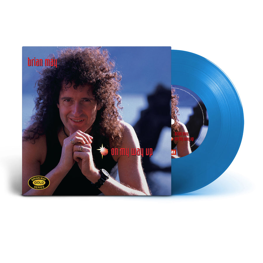 Brian May - On My Way Up Limited Edition Blue Color 7 inch Vinyl Album