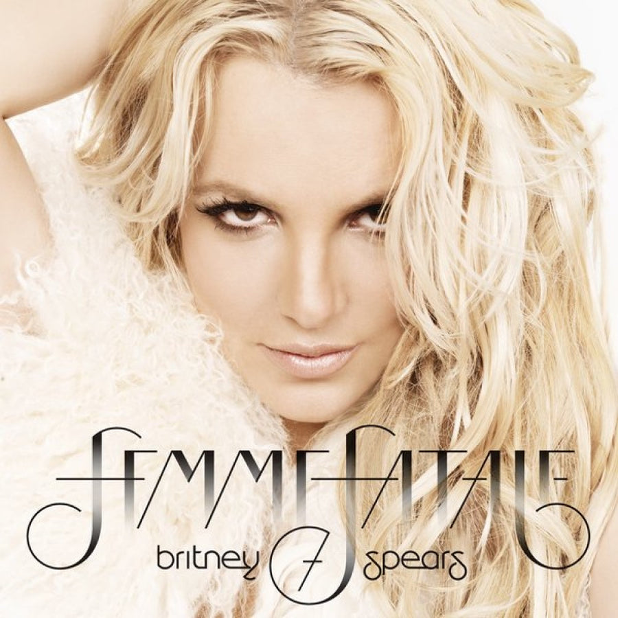 Britney Spears - Femme Fatale Exclusive Limited Edition White/Gray Marble Color Vinyl LP Record