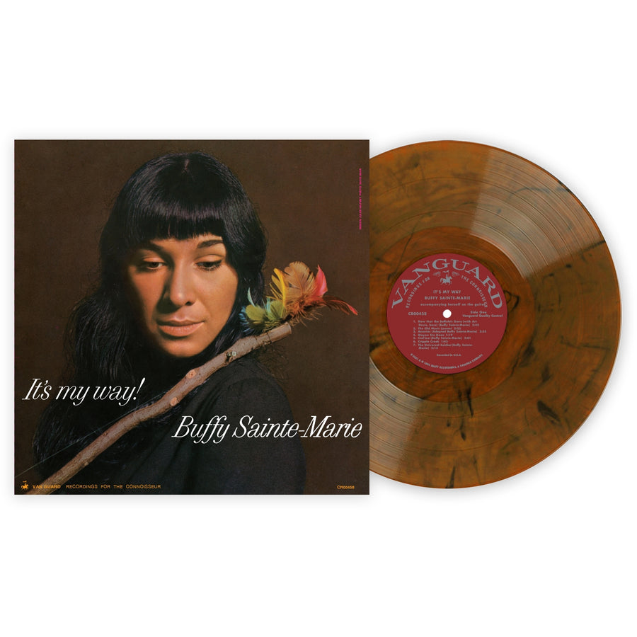 Buffy Sainte Marie - It's My Way! (1964) Story of Vanguard VMP Anthology Orange Smoke Marbled Vinyl LP Club Edition