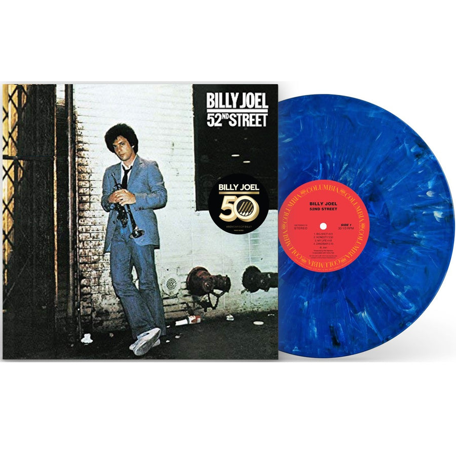 Billy Joel - 52nd Street Exclusive Limited Edition Blue Swirl Vinyl LP Record