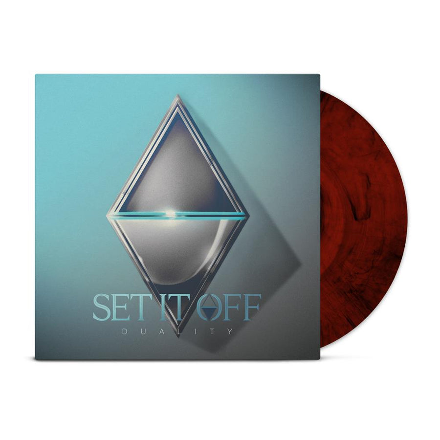 Set It Off - Duality Exclusive  Limited Editon Red Marble Color Vinyl LP Record
