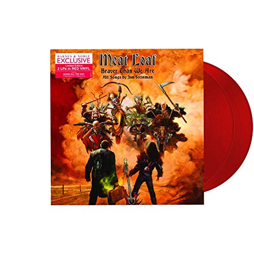 Meat Loaf - Braver Than We Are Exclusive Red Color Vinyl 2LP [Condition VG+NM]