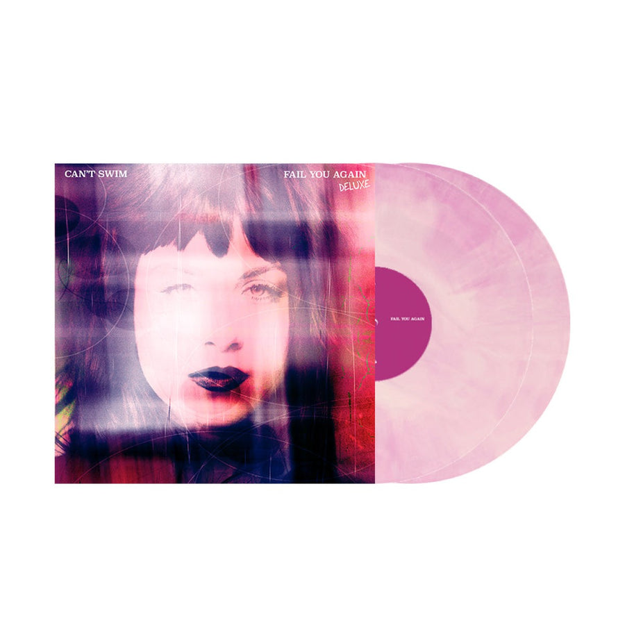 Can't Swim - Fail You Again Deluxe Edition Hot Pink & Bone Galaxy LP Limited Edition #1500 Copies