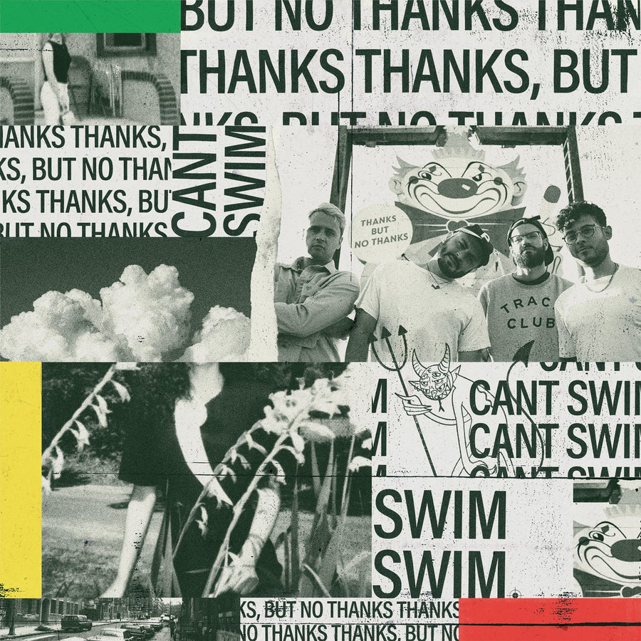 Can't Swim - Thanks but No Thanks Exclusive Black in Clear Color Vinyl LP Limited edition #250 Copies